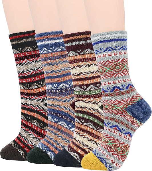 Men'S Wool Socks Ankle Winter Warm Socks Athletic Fuzzy Socks Sports Crew Socks Soft Fall Hiking Socks